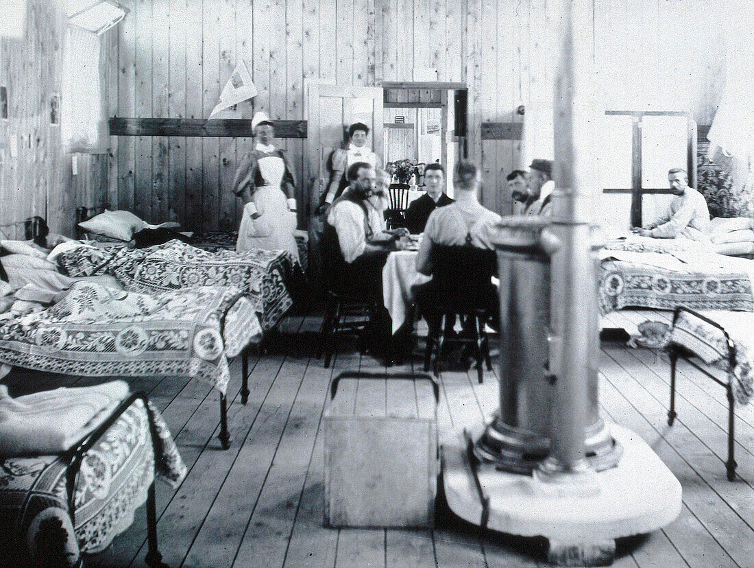 Smallpox isolation ward, 1896