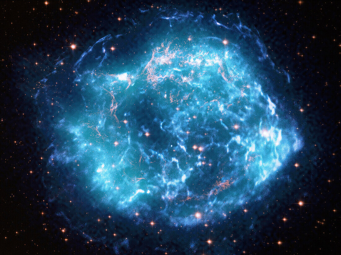 Cas A supernova remnant, composite image