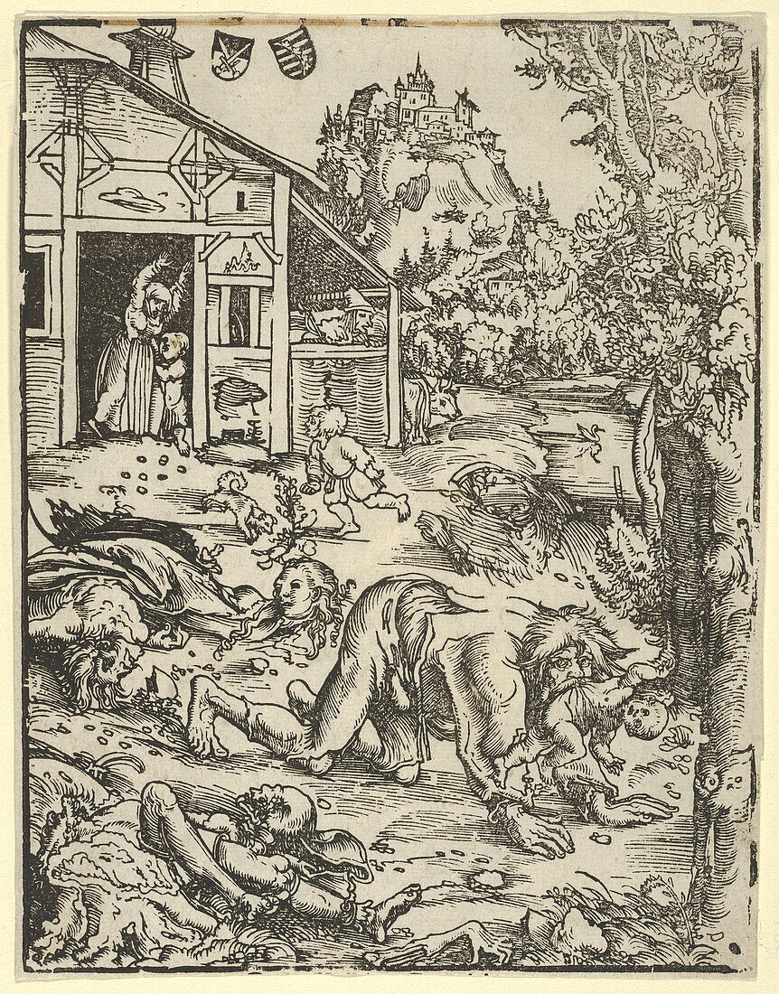 The Werewolf, 16th century illustration