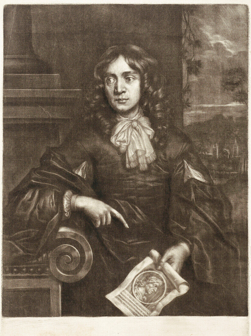 John Ogilby, Scottish translator, 17th century illustration