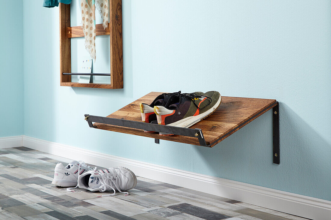 DIY shoe rack