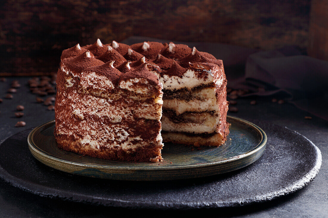 Tiramisu-Kaffeekuchen