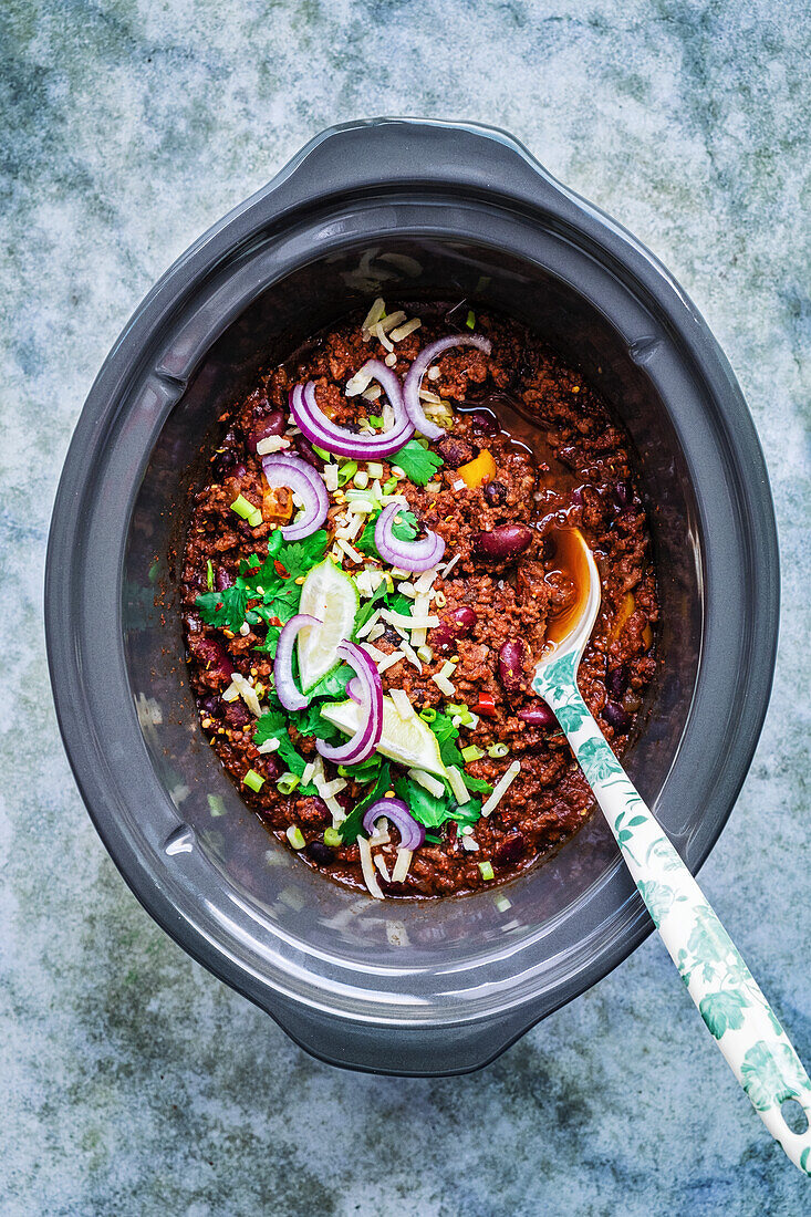 Slow Cooker Chili con Carne