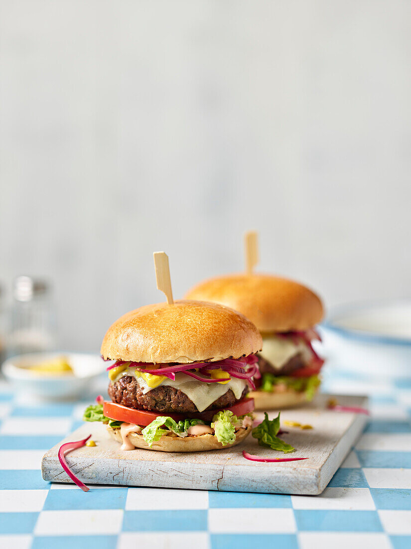 The ultimate festival beef burger