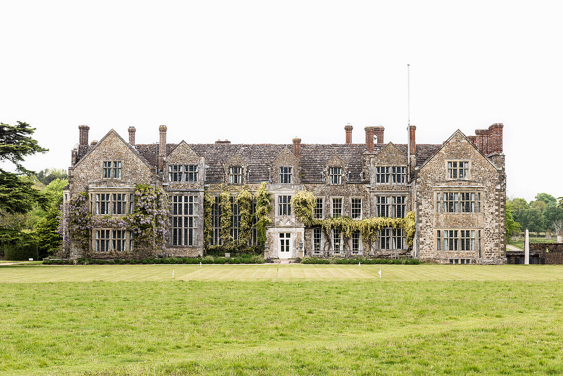 Exterior facade of a Country house