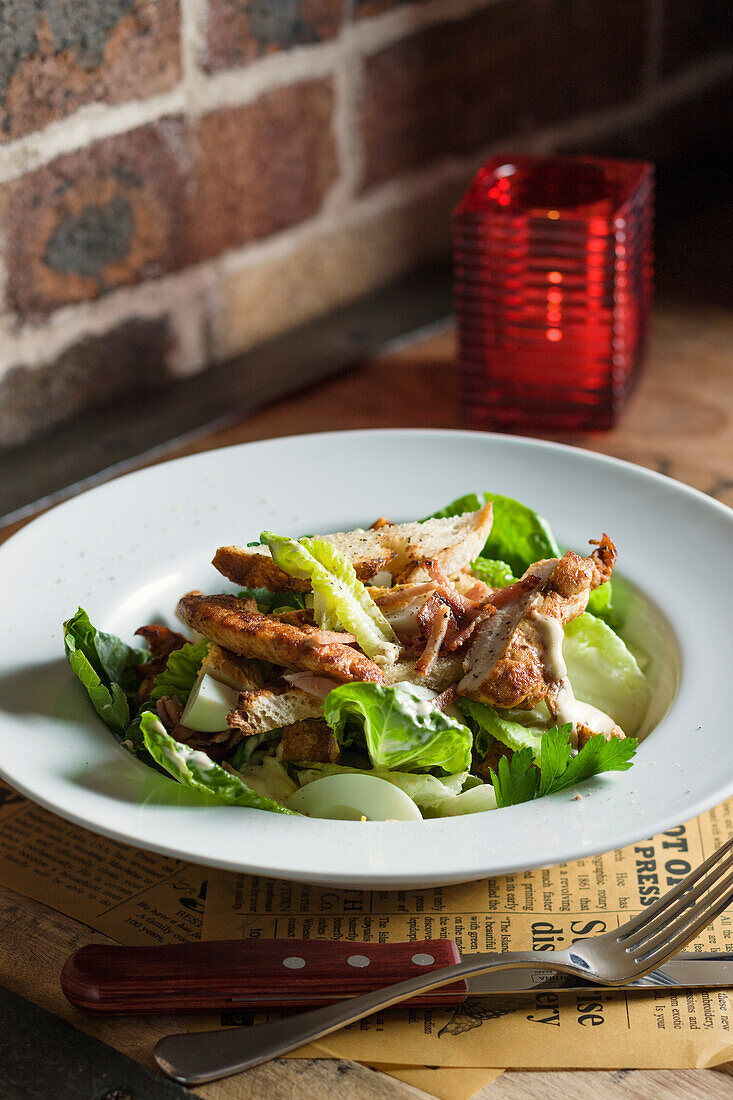 Ceasar salad with grilled chicken