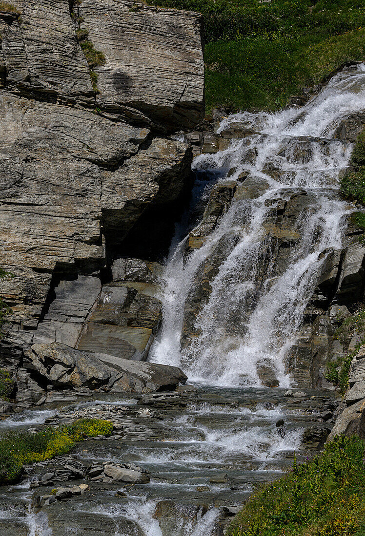 Waterfall, Vanoise National Park, France