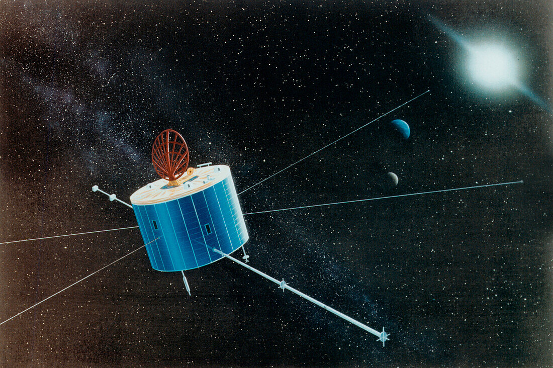 Geotail spacecraft, illustration