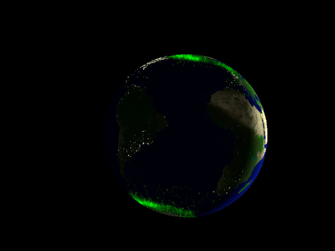 Aurora borealis and australis