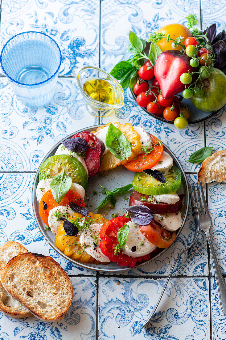 Tomaten-Mozzarella-Salat