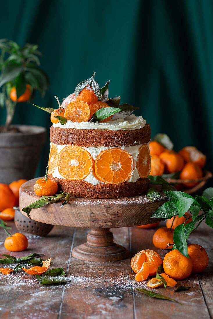 Tangerine cake