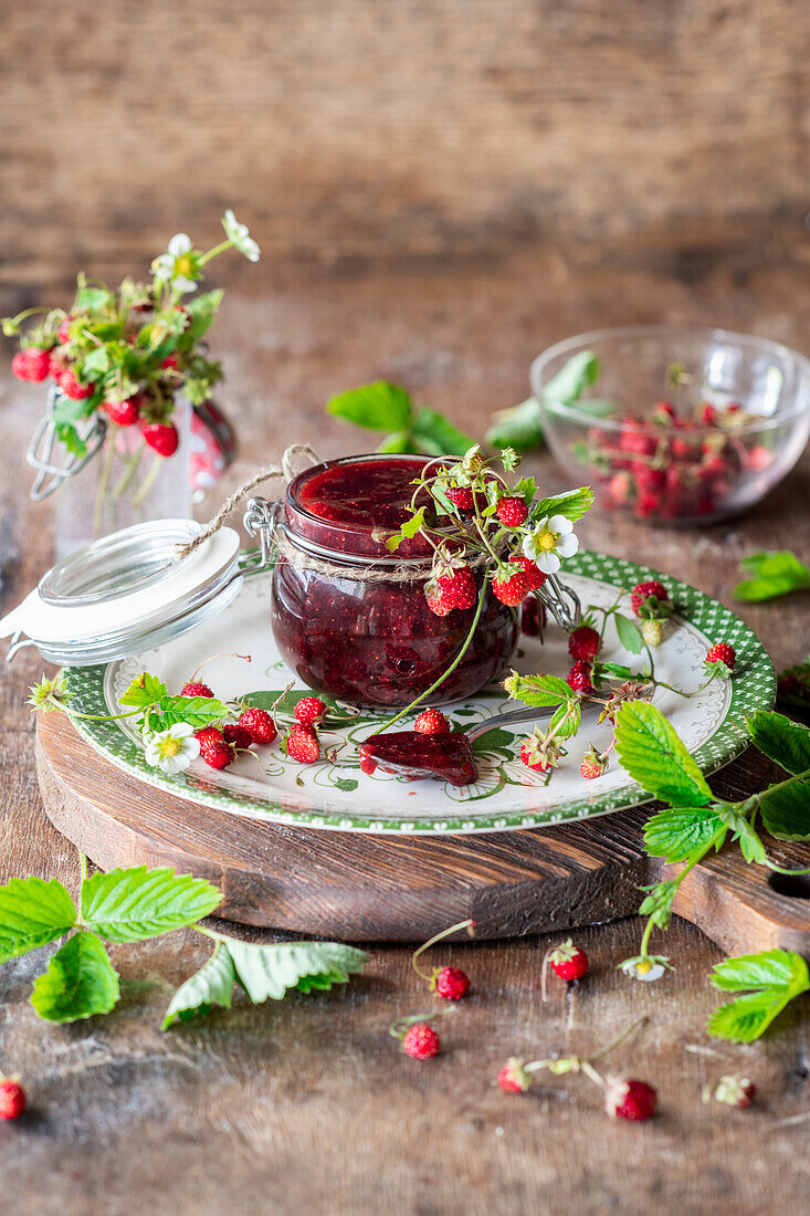 Wild strawberry jam