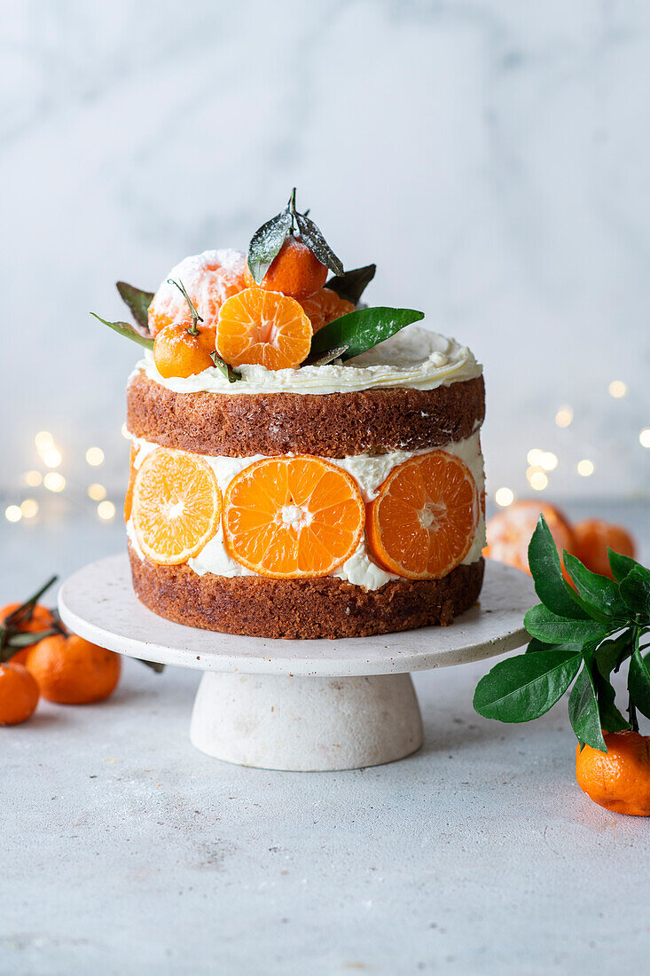 Tangerine cake for Christmas