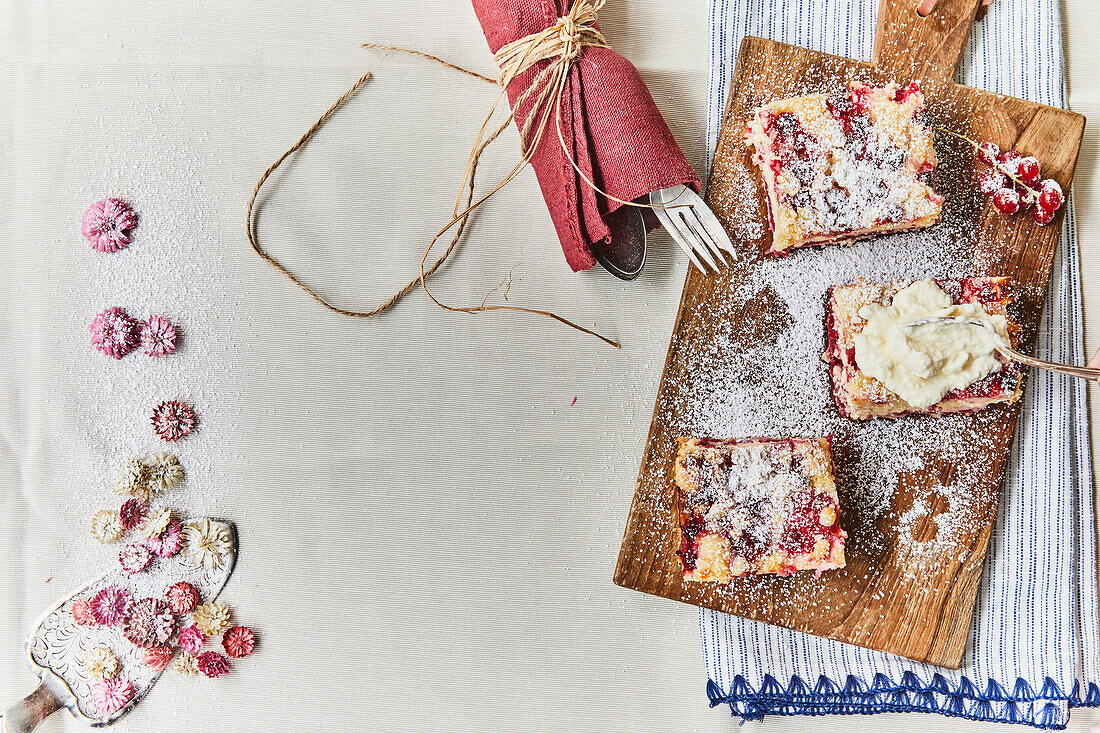 Johannisbeer-Käsekuchen