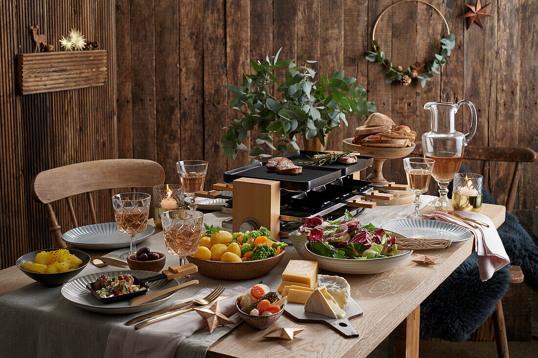 Raclette evening at Christmas