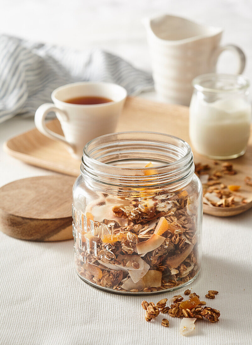 Homemade Granola in a Jar