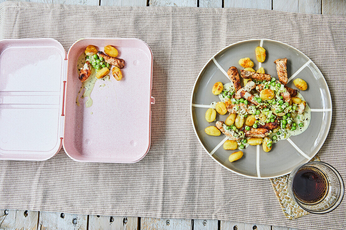 Fricassee with gnocchi