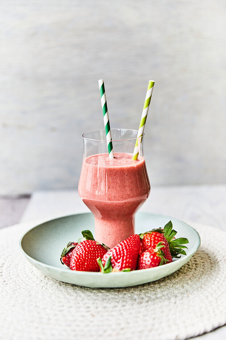 Raspberry smoothies