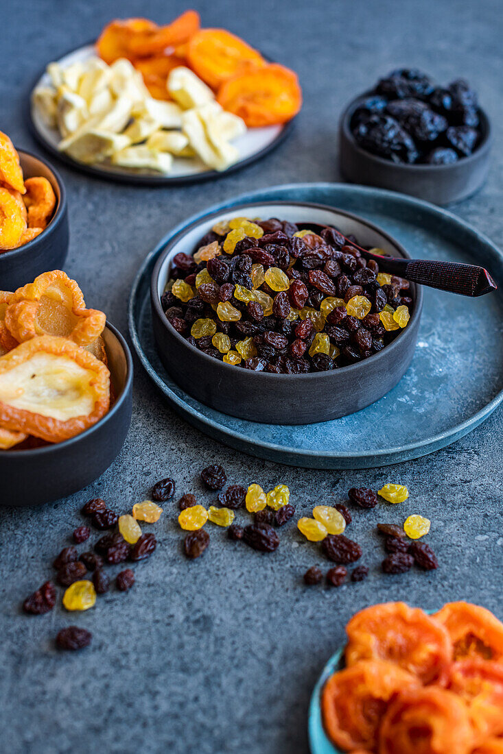 Assorted dried fruit