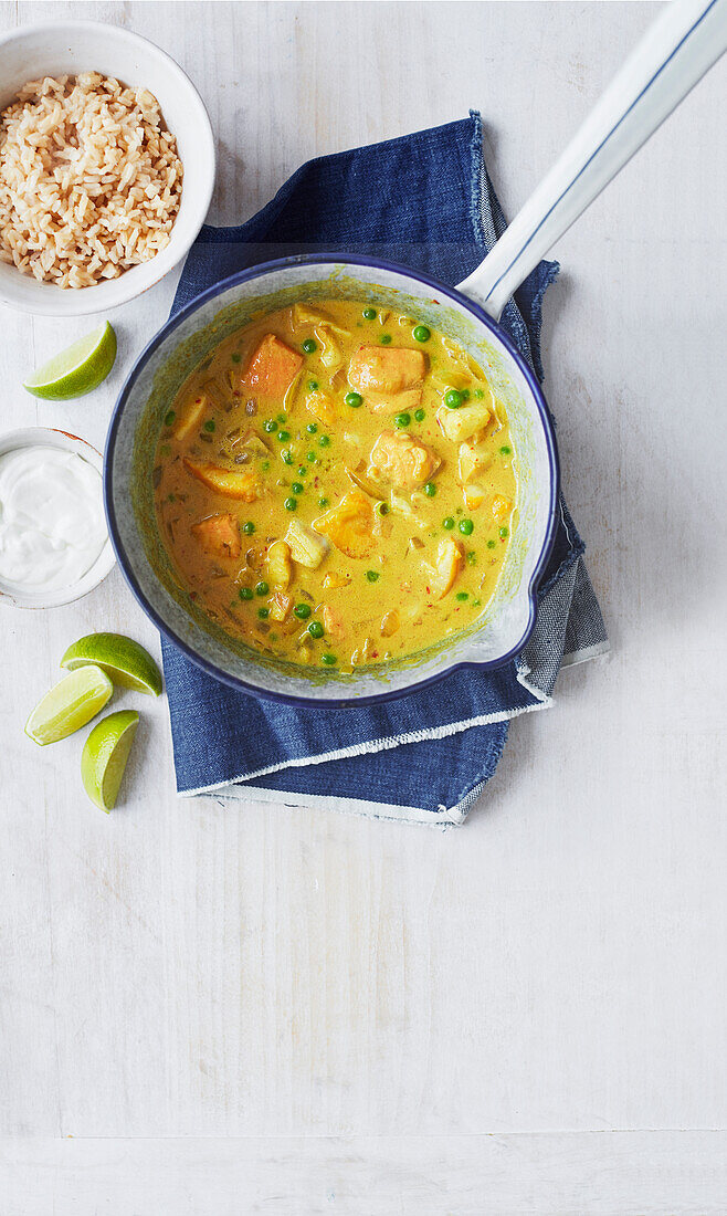 One-pot coconut fish curry
