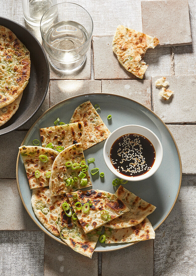 Asian Inspired Onion Flatbread