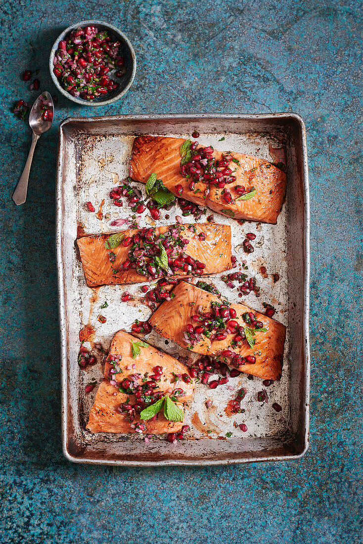 Pomegranate Salmon