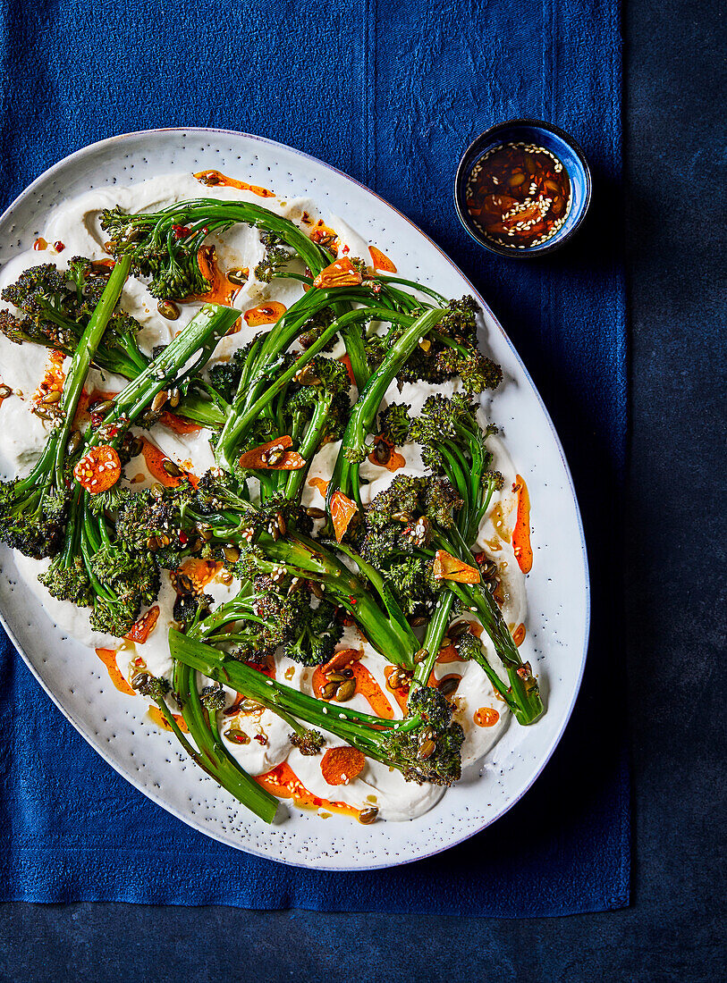 Charred' broccoli