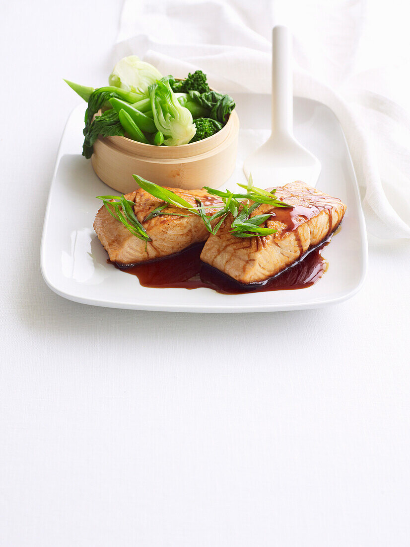 Teriyaki salmon