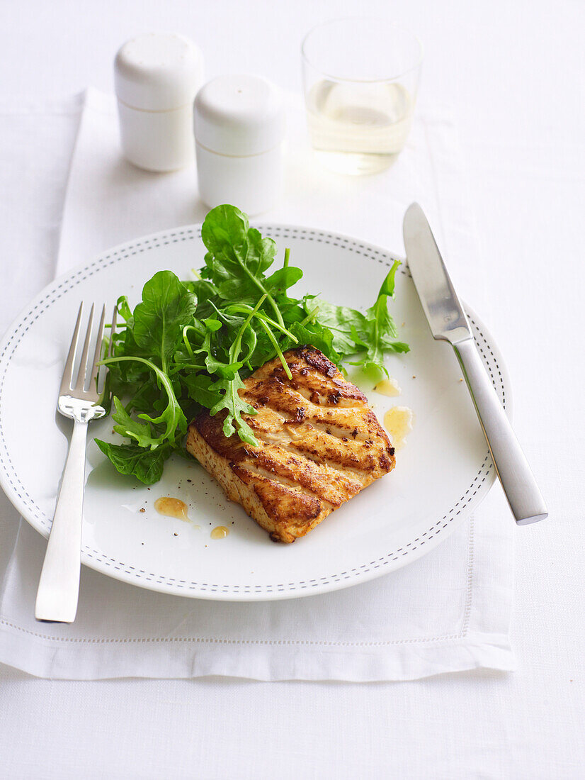 Peri peri with herb salad