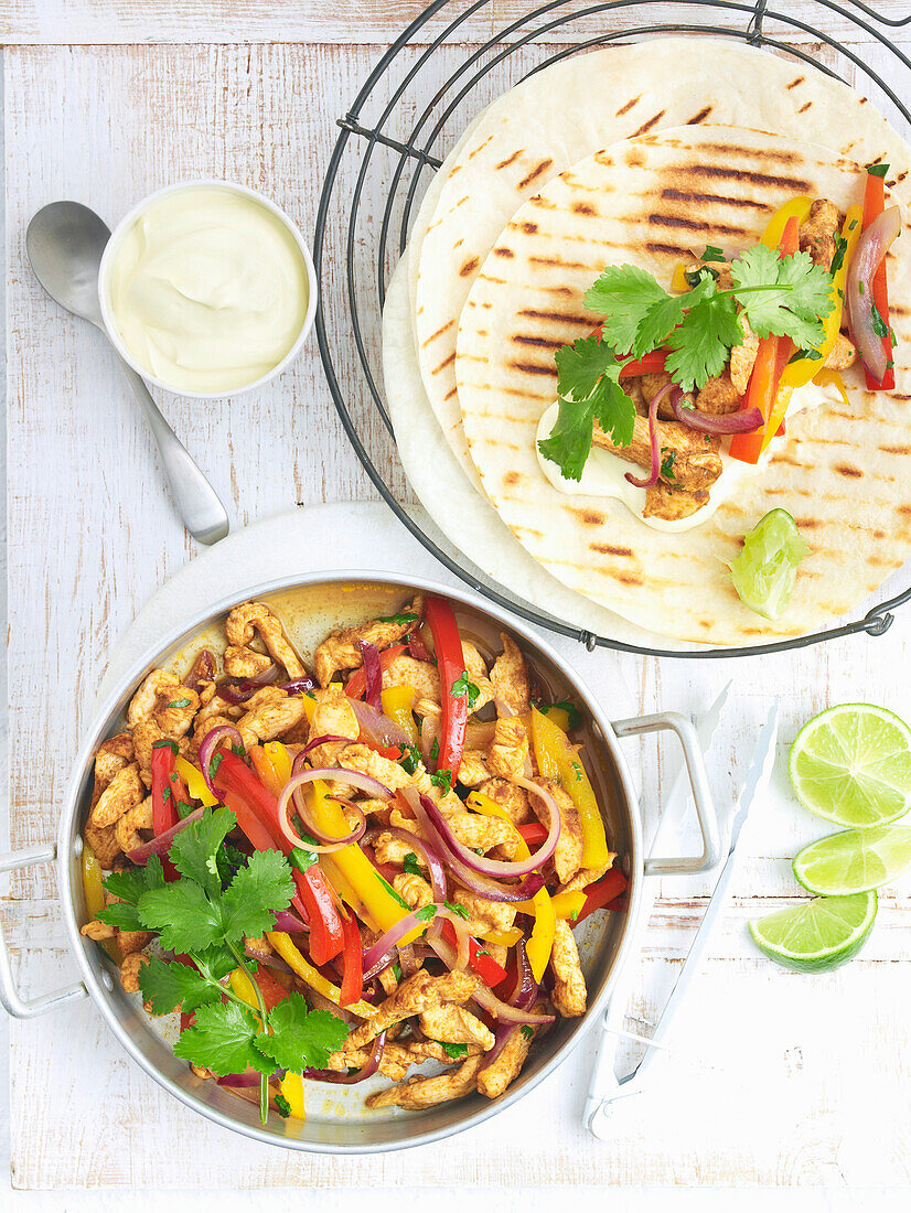 Chicken fajitas