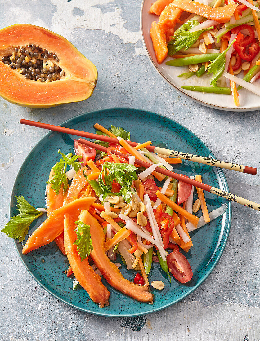 Thai papaya salad