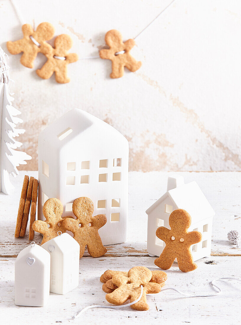 Weihnachtliche Erdnussbutterplätzchen