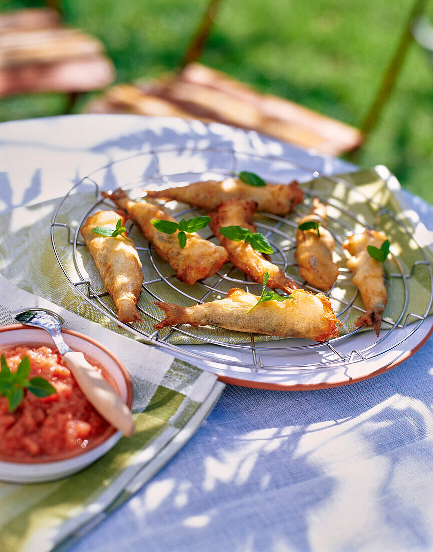 Sardine fritters