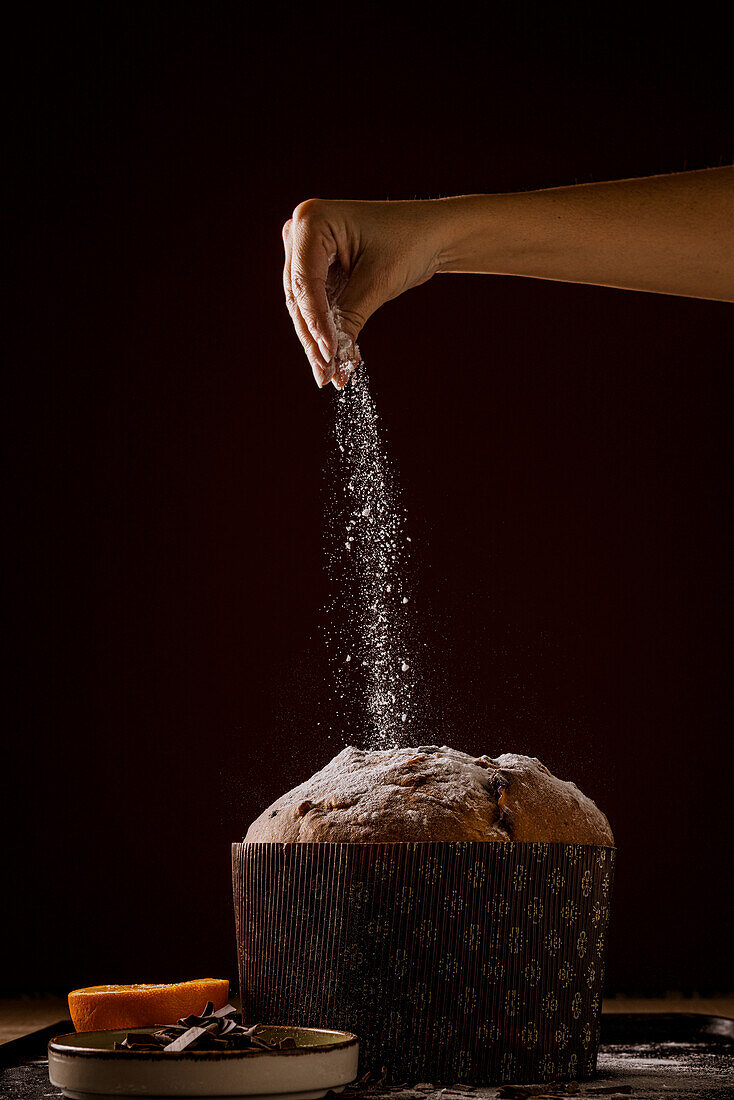 Panettone (italienischer Weihnachtskuchen)