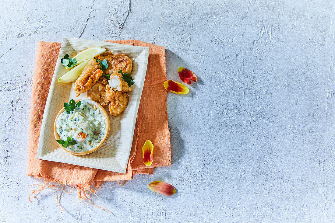 Holländischer Kibbeling mit Remoulade