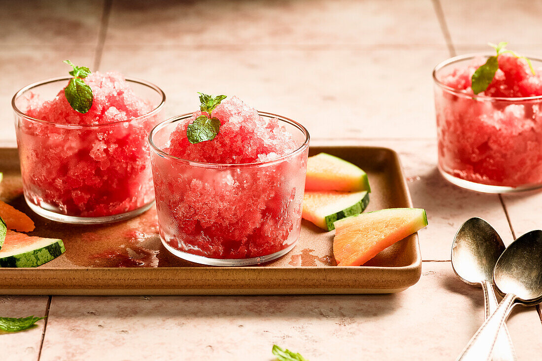 Watermelon granita