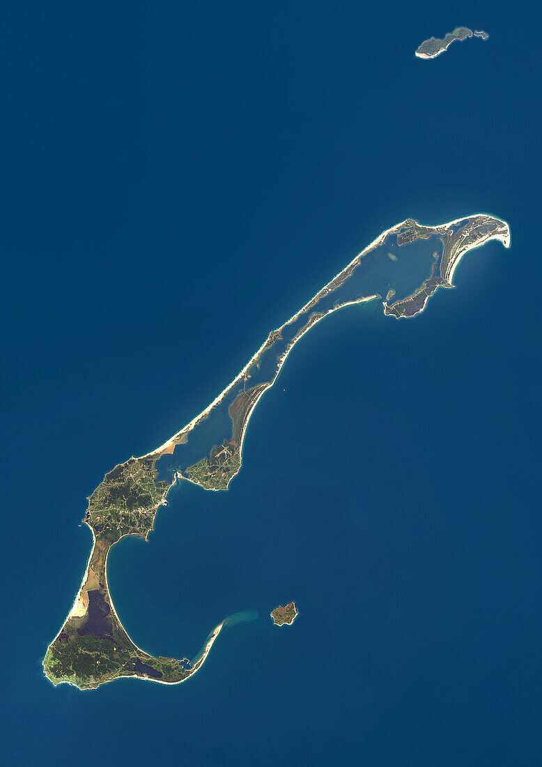 Magdalen Islands, Canada, satellite image