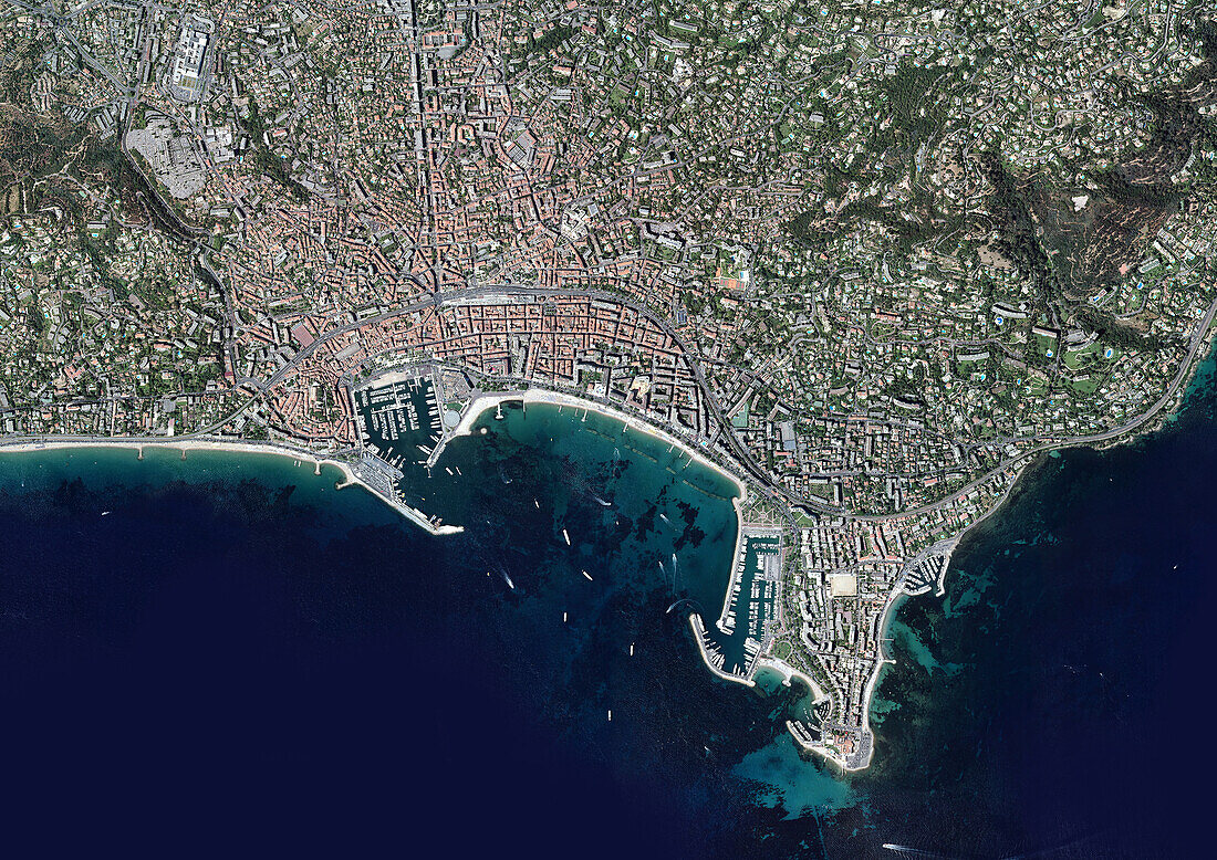 Cannes, France, aerial photography