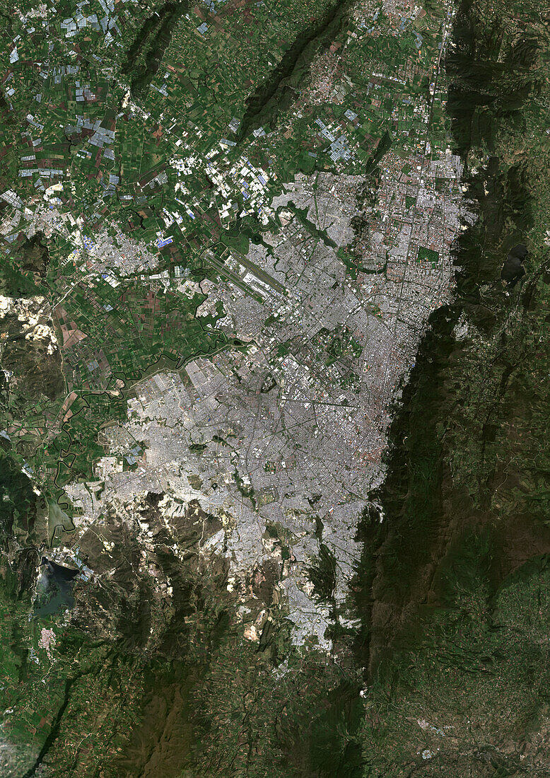 Bogota, Colombia, satellite image