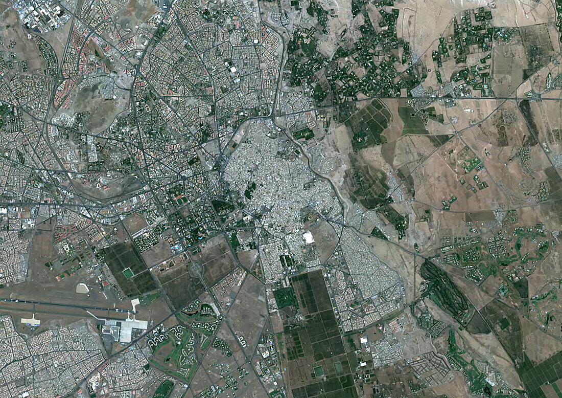 Marrakech, Morocco, satellite image