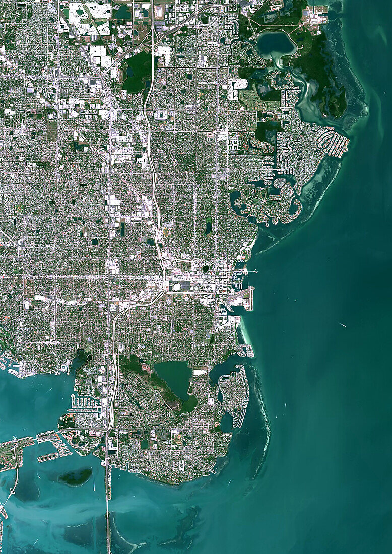 St Petersburg, Florida, USA, satellite image