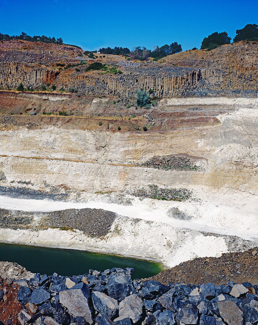 Diatomaceous earth quarry
