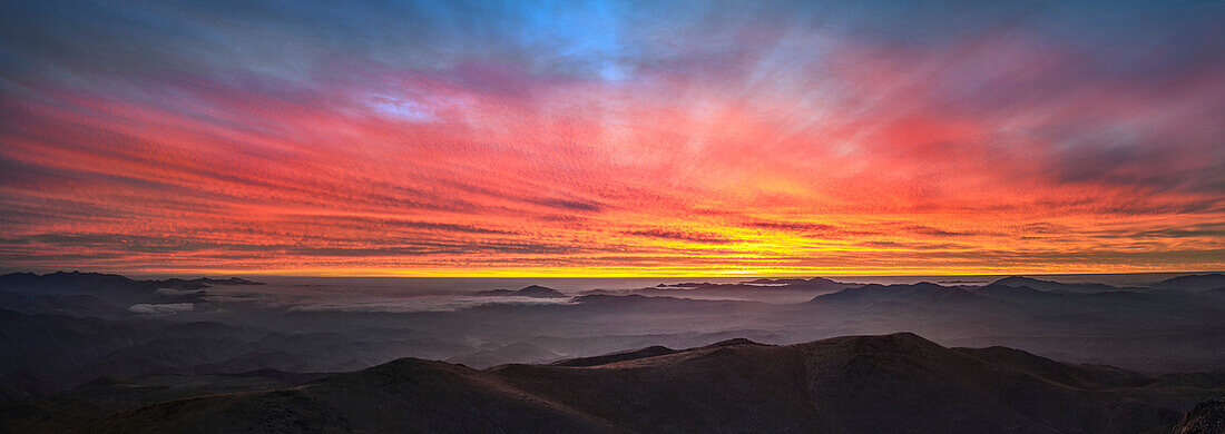 Sunset at La Silla, Chile