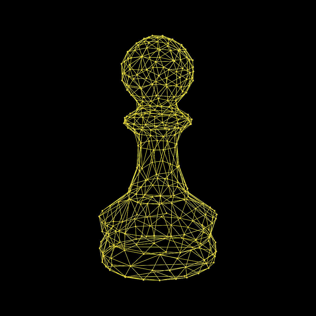 Chess pawn, illustration