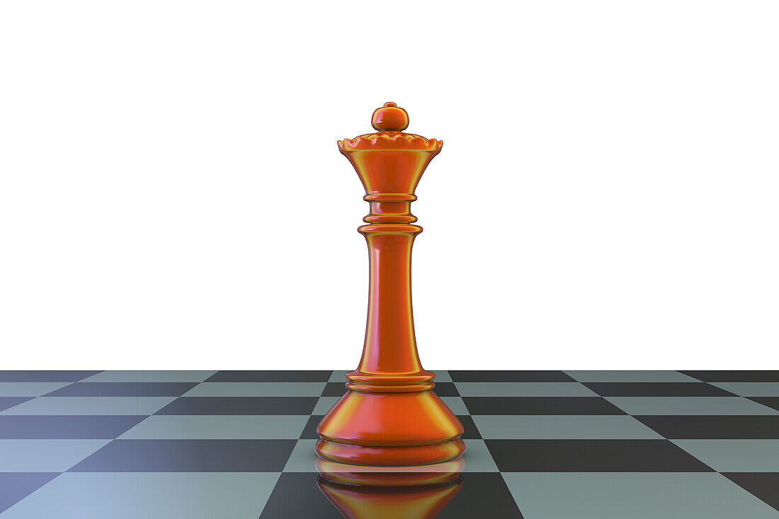 Chess queen, illustration