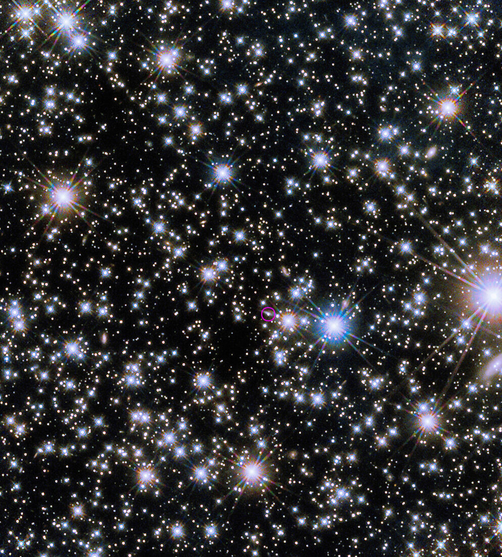 Gamma-ray burst 221009A, Fermi Space Telescope image