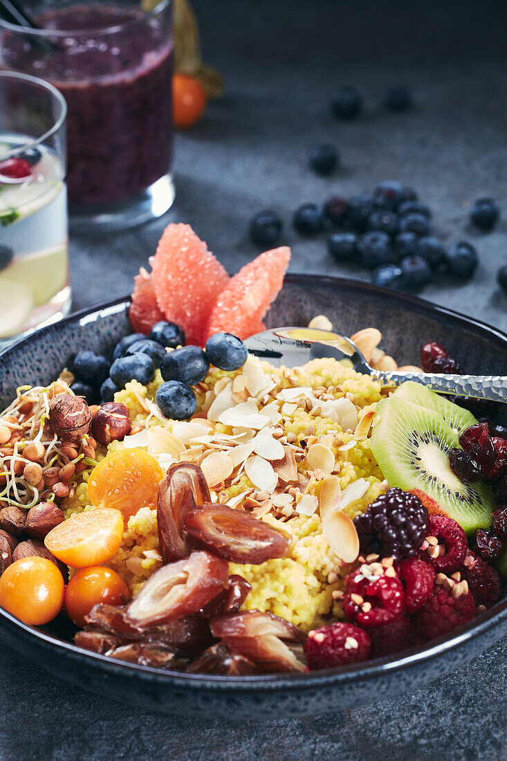 Breakfast Bowl with fruits