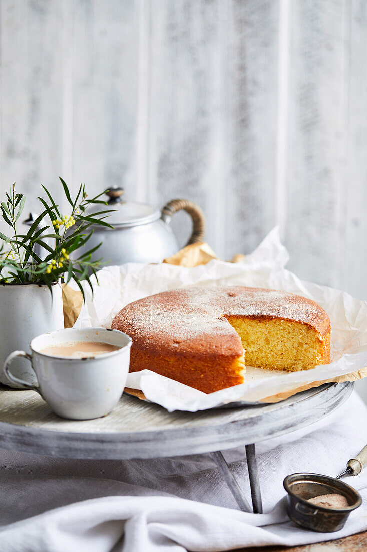 Teekuchen mit Zimt