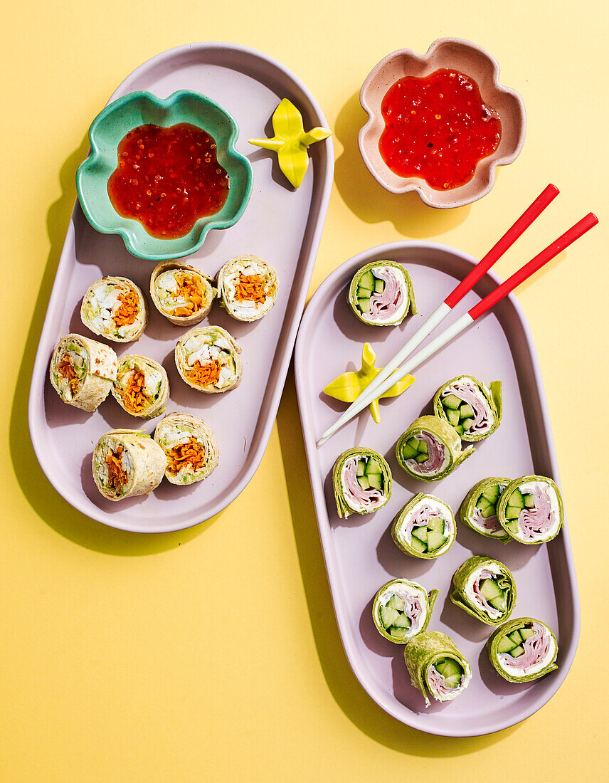 Sushi-Style Wraps