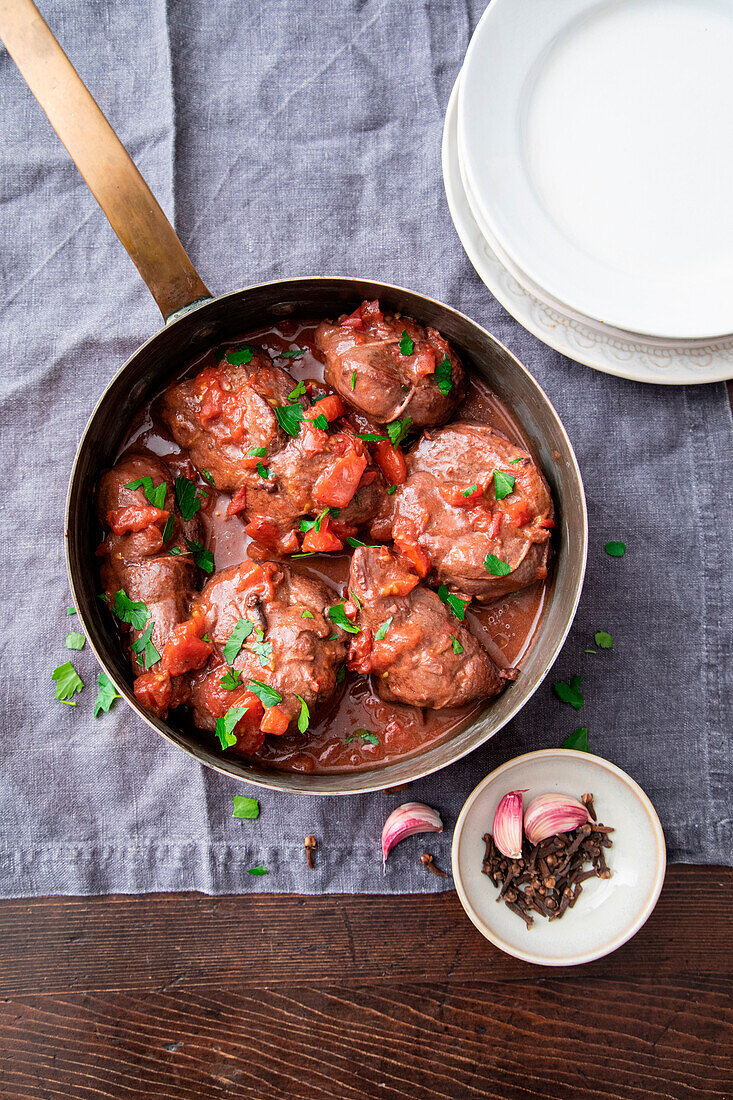 Garofolato di Castrato (Eintopf mit Hammelfleisch, Italien)